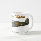 P-40B das Flying Tigers Kaffeetasse (VorderseiteRechts)