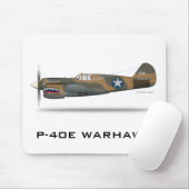 P-40E WARHAWK MOUSEPAD (Mit Mouse)