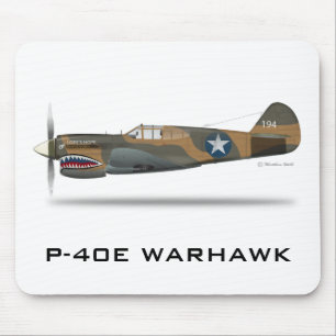P-40E WARHAWK MOUSEPAD