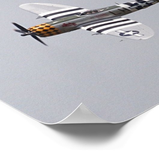 P-47-Donnerbolzen Poster (Ecke)