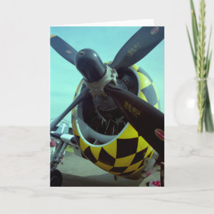 P-47 Thunderbolb-Grußkarte Karte