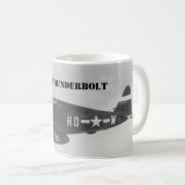 P-47 "Thunderbolt" 1944 Kaffeetasse (VorderseiteRechts)