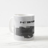 P-47 "Thunderbolt" 1944 Kaffeetasse (Vorderseite Links)