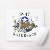 P-47 Thunderbolt Mousepad (Mit Mouse)