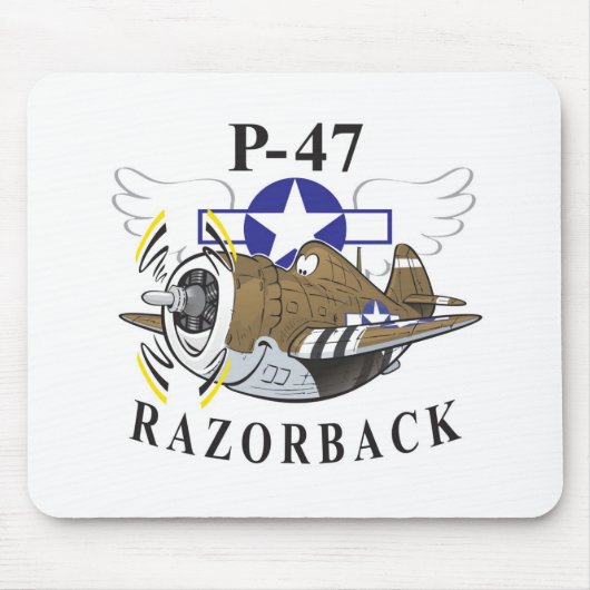 P-47 Thunderbolt Mousepad (Vorne)