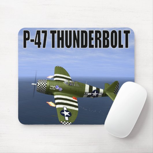 P-47 THUNDERBOLT Mousepad (Mit Mouse)