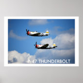 P-47 THUNDERBOLT "Nice Jugs" Poster (Vorne)