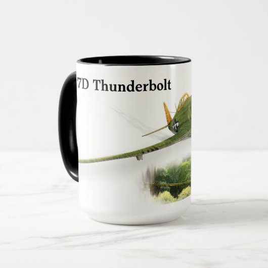 P-47D Thunderbolb Tasse (Vorderseite Links)