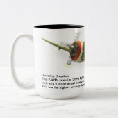 P-47D Thunderbolb Zweifarbige Tasse (Links)