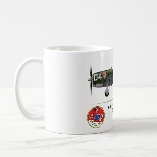P-47D Thunderbolt FAB - 1ºGavCa,- setzt sich der Kaffeetasse (Links)