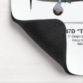 P-47D Thunderbolt FAB,- setzt sich der Stachel - Mousepad (Ecke)