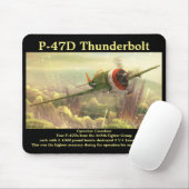 P-47D Thunderbolt Mousepad (Mit Mouse)