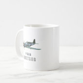 P-51 B Mustang Kaffeetasse (Vorderseite Links)