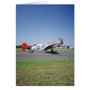 P-51 C Tuskegee Red Tail Flugzeug auf der CAF Air