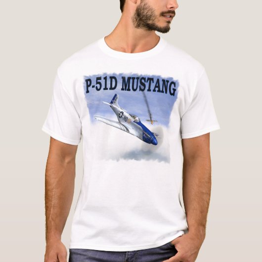 P-51 GEGEN BF109 T-Shirt (Vorderseite)