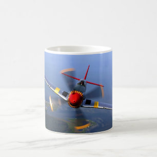 P-51-Jagdflugzeug Kaffeetasse