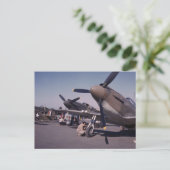 P-51 Mustang, 1942 Postkarte (Stehend Vorderseite)