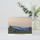 P-51 Mustang Betty Jane Postcard Postkarte (Stehend Vorderseite)