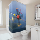 P-51 Mustang Fighter Airplane Duschvorhang (Beispiel)