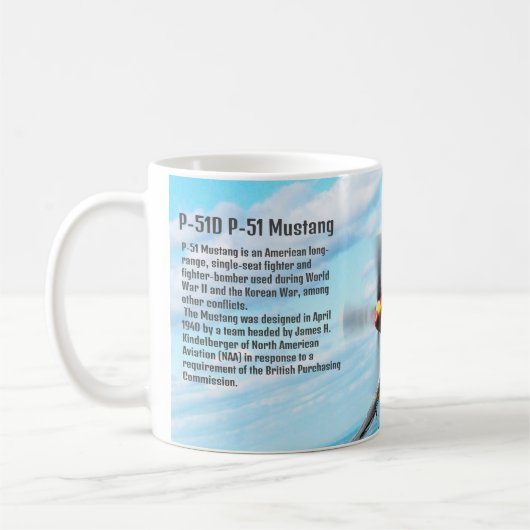 P-51 Mustang Kaffeetasse (Links)