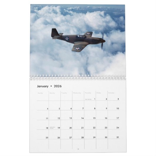 P-51 Mustang Kalender (Jan 2026)