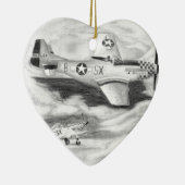 (P-51) Mustang Keramikornament (Rechts)