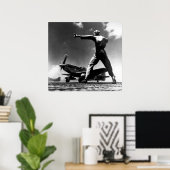 P-51 Mustang Poster (Heimbüro)