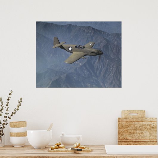 P-51 Mustang Poster (Küche)
