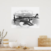 P-51 Mustang Poster (Küche)