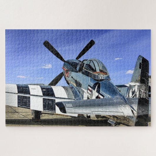 P-51 Mustang Poster Puzzle (Horizontal)
