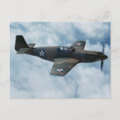 P-51 Mustang Postkarte (Vorderseite)