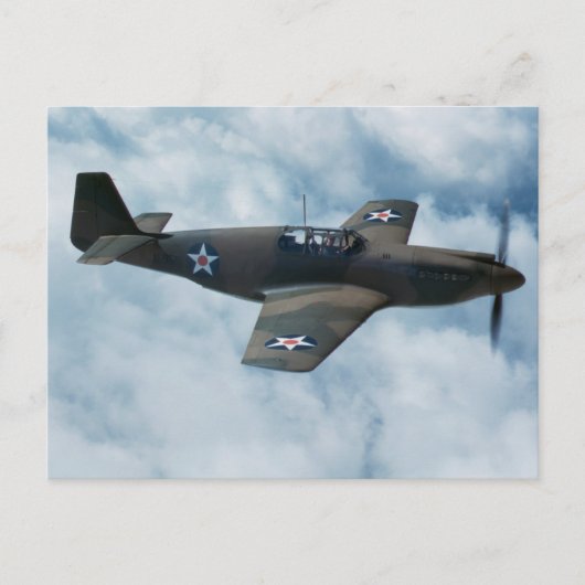 P-51 Mustang Postkarte (Vorderseite)