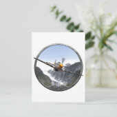 P-51 Mustang Postkarte (Stehend Vorderseite)