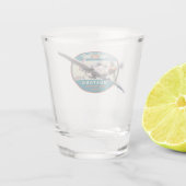 "P-51 Mustang" Schnapsglas (Rückseite)