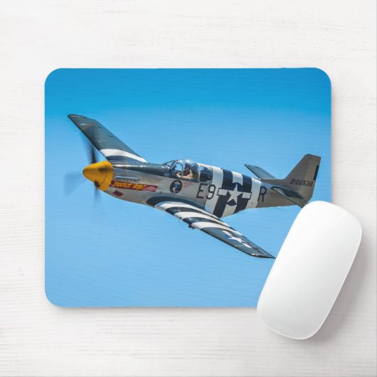 P-51 Mustang Warbird Mousepad (Mit Mouse)