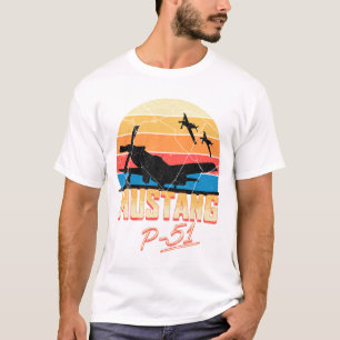 P-51 Mustang Warbird - Pilotgeschenke T-Shirt