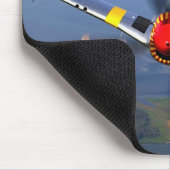 P-51 Mustang WWII American Fighter Airplane Mousepad (Ecke)