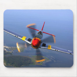 P-51 Mustang WWII American Fighter Airplane Mousepad