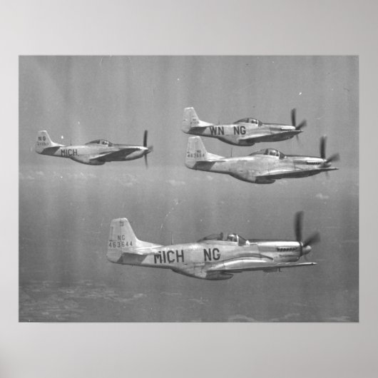 P-51 Mustangs Poster (Vorne)