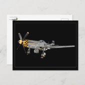 P-51 POSTKARTE (Vorne/Hinten)