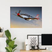 P-51C Mustang Poster (Heimbüro)