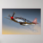 P-51C Mustang Poster (Vorne)