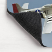 P-51D Mustang-Kämpfer mit dem Mousepad (Ecke)