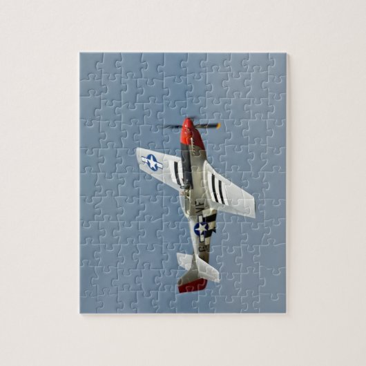 P-51D Mustang-Kämpfer mit dem Puzzle (Vertikal)