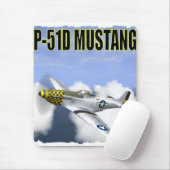 P-51D MUSTANG-MAUSUNTERLAGE MOUSEPAD (Mit Mouse)