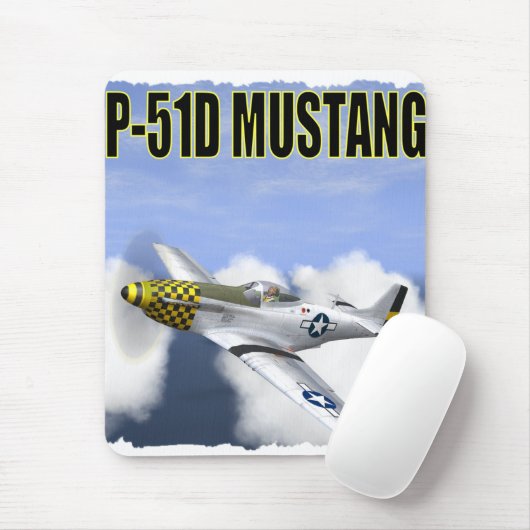 P-51D MUSTANG-MAUSUNTERLAGE MOUSEPAD (Mit Mouse)
