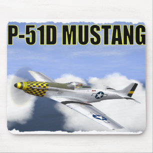 P-51D MUSTANG-MAUSUNTERLAGE MOUSEPAD