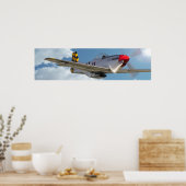 ‚P-51D Mustang‘ Poster (Küche)