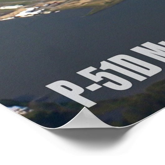 P-51D MUSTANG POSTER (Ecke)