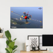P-51D MUSTANG POSTER (Heimbüro)
